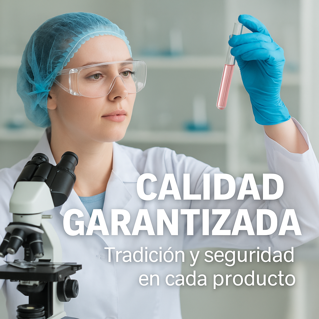 chica en un laboratorio analizando la calidad
