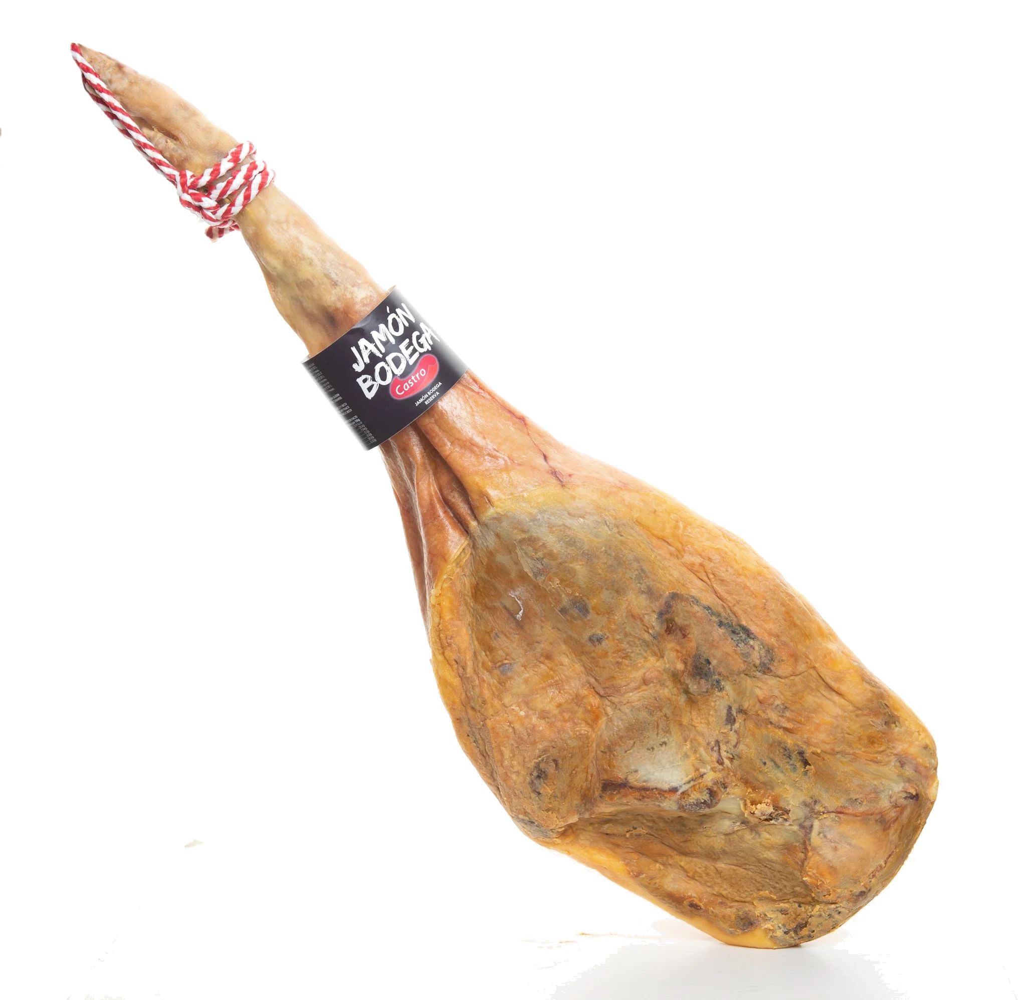 Jamón Bodega Reserva +16 meses de Embutidos Castro, curado artesanalmente en La Mancha