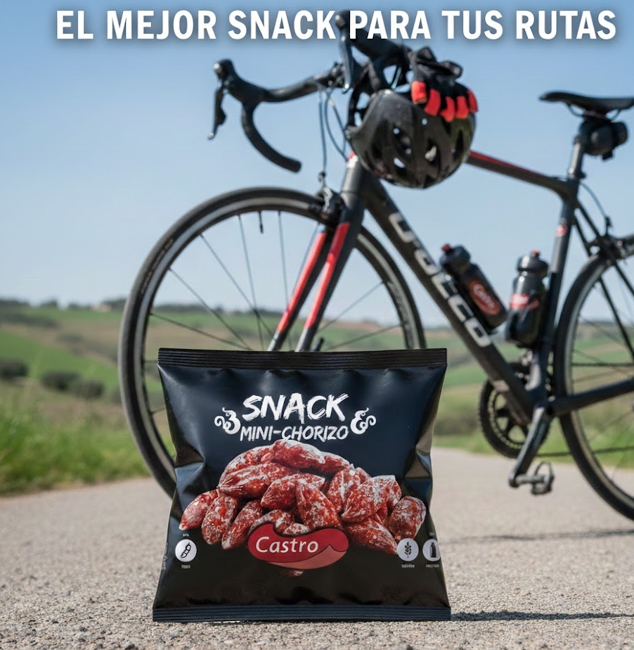 Snack mini chorizo para deportistas Embutidos Castro