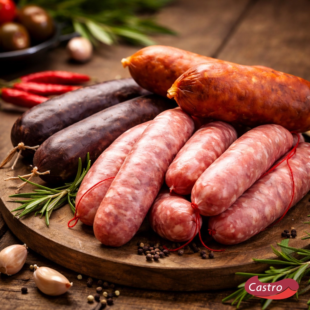 salchicha morcilla y chorizo artesanos de La Mancha