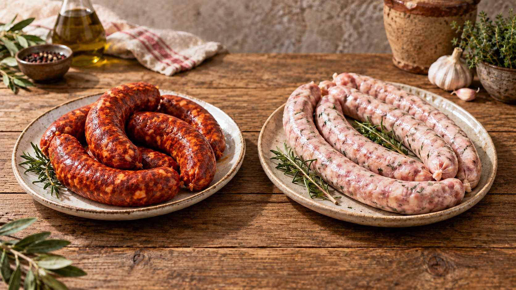 “Diferencias entre longaniza blanca y chorizo fresco”.